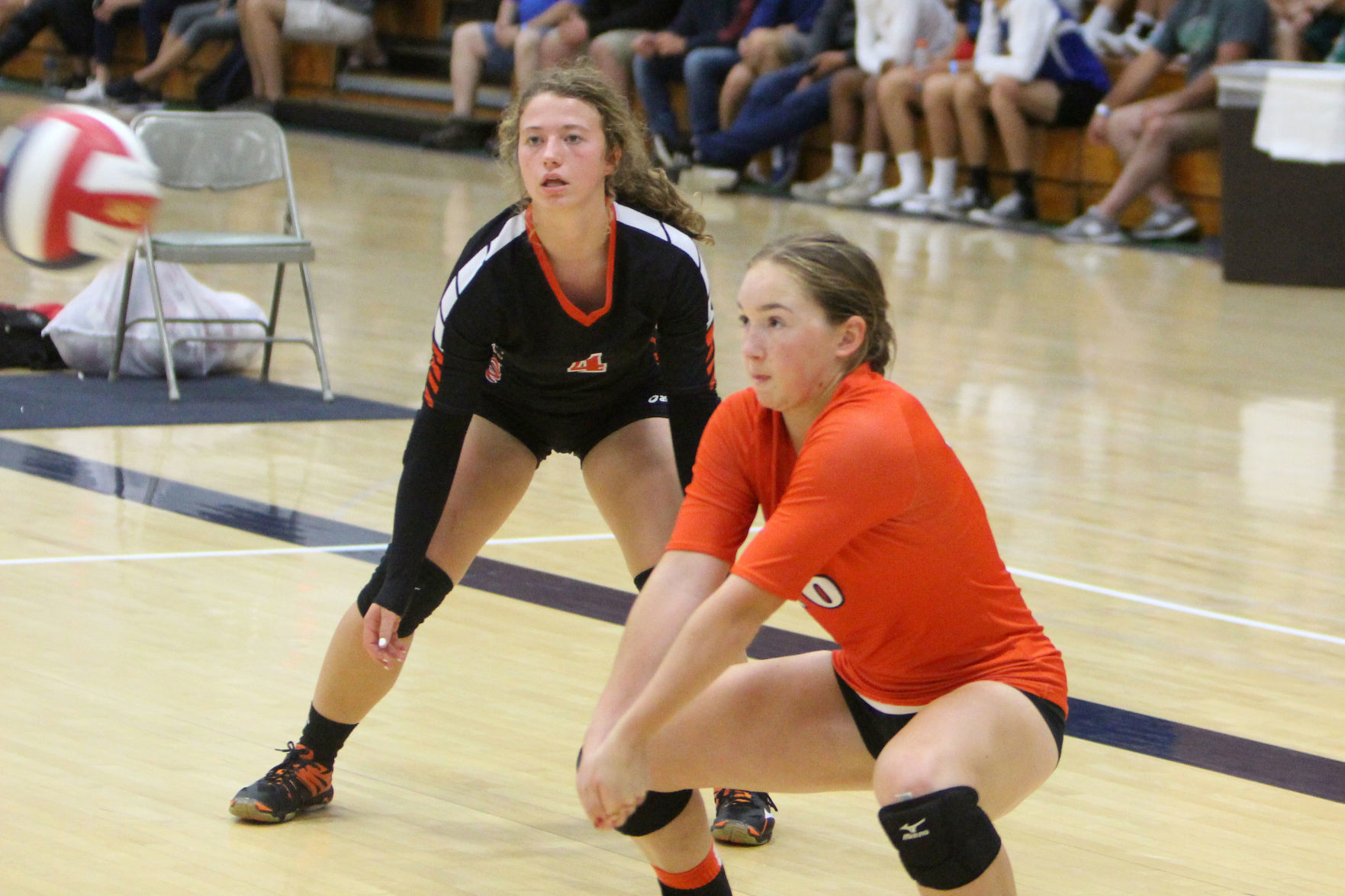 Prep volleyball sprawl at UW-Stout 8-31-19